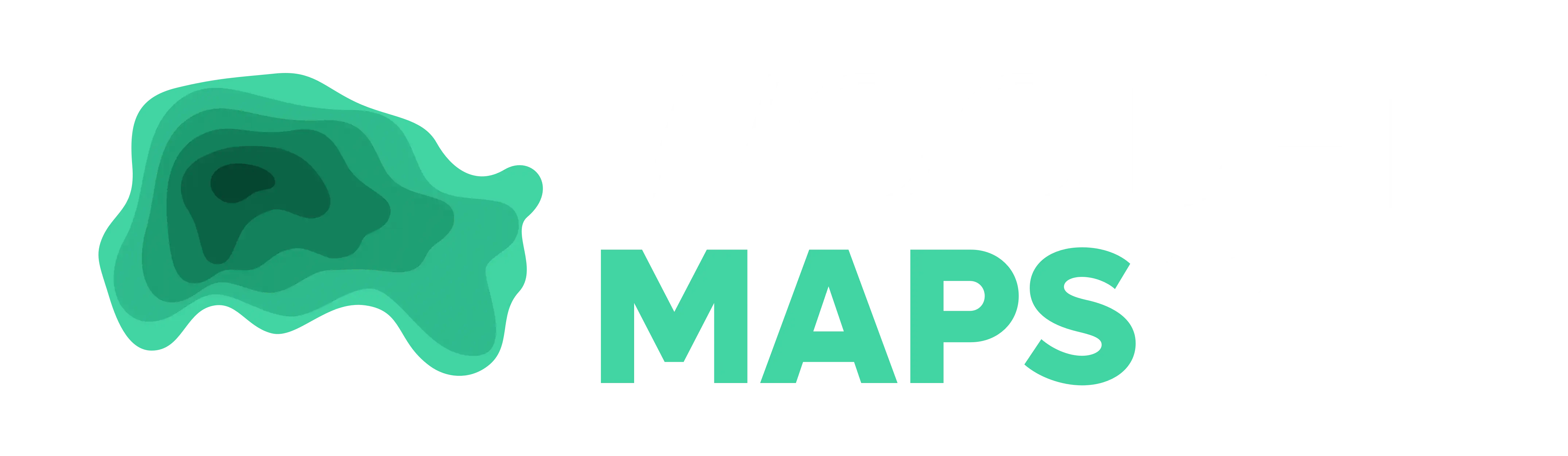 the logo of Wooden Maps Co in green
