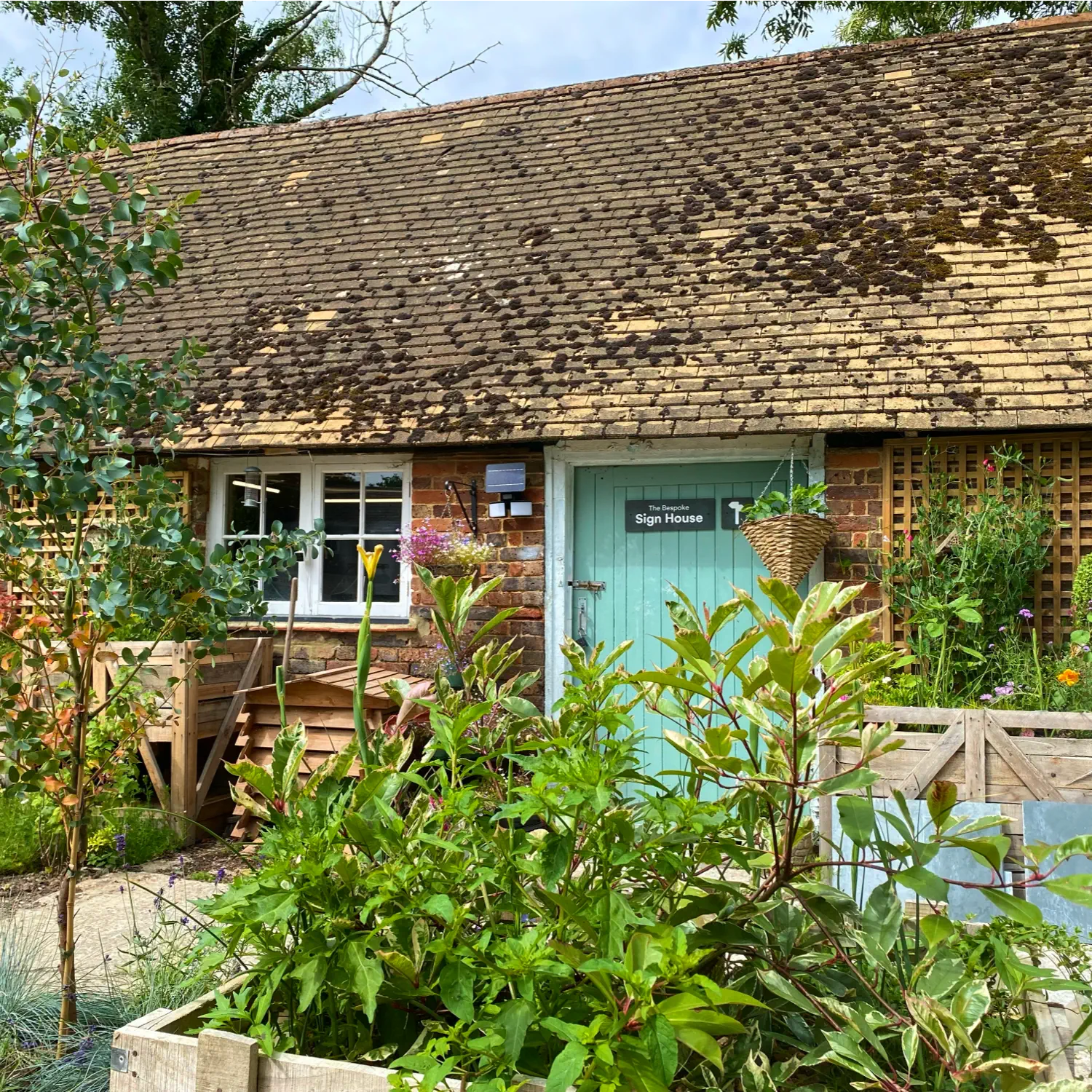 The workshop in Rolvenden where Wooden Maps Co and The Bespoke Sign House are based